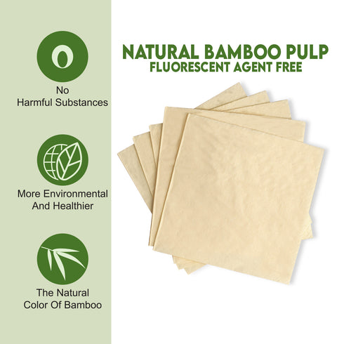 3/6/12 Packs Super 3 Ply Bamboo Facial Tissue Box, 150 Sheets Per Packs, Ideal for Home & Business Use