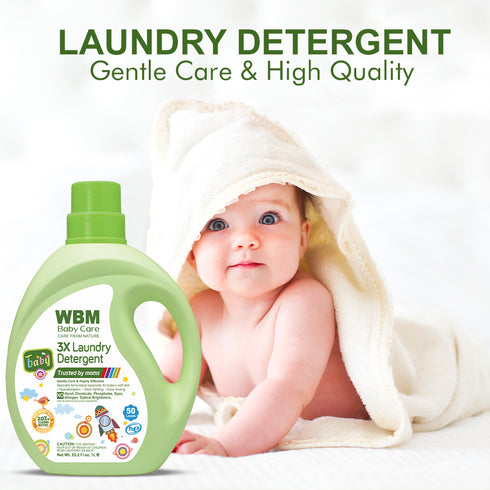 WBM Baby Care Baby Laundry Detergent Liquid Soap, 35.2 fl oz