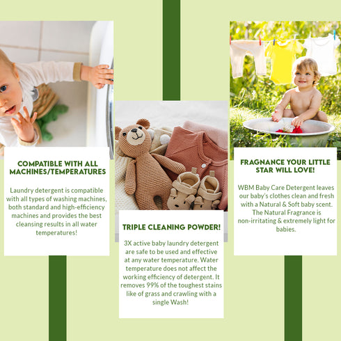 WBM Baby Care Baby Laundry Detergent Liquid Soap, 35.2 fl oz