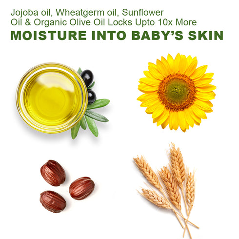 WBM Baby Care Baby Oil - Nourishing Skin Care With 100% Natural Ingredients, 300ml