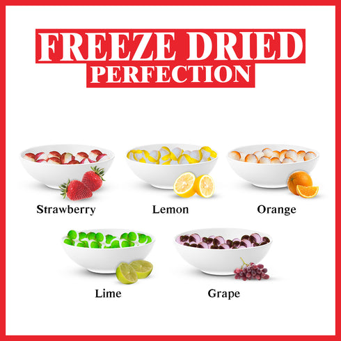 NORTHLANDZ Freeze Dried Candy | RAINBOW CRUNCH SOUR - 10 Bags