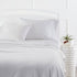 Supreme Elegance 1000TC CVC Satin 6 Pc. King Size Sheet Set - White