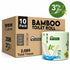 WBM Care Abundance Bamboo Toilet Paper, 10 Super Rolls, 150 Sheets per Roll