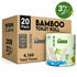 WBM Care Abundance Bamboo Toilet Paper, 10 Super Rolls, 150 Sheets per Roll