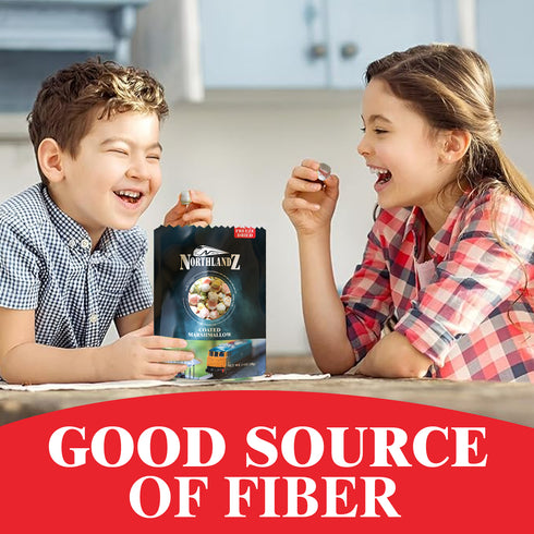 NORTHLANDZ Freeze Dried Candy, COATED MARSHMALLOW - 10 Bags