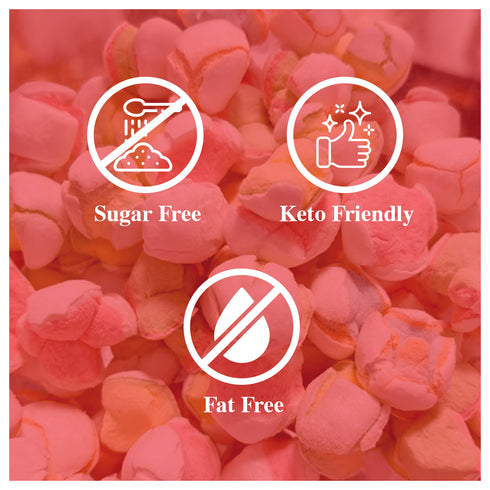 NORTHLANDZ Freeze Dried Candy, COATED MARSHMALLOW - 10 Bags