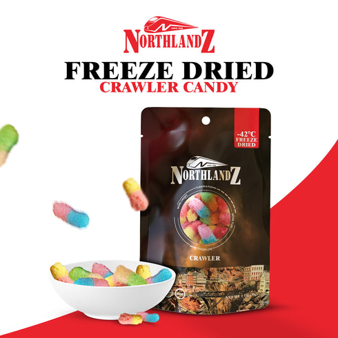 NORTHLANDZ Freeze Dried CRAWLER CANDY - 10 Bags