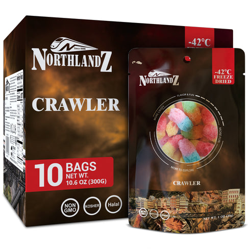NORTHLANDZ Freeze Dried CRAWLER CANDY - 10 Bags