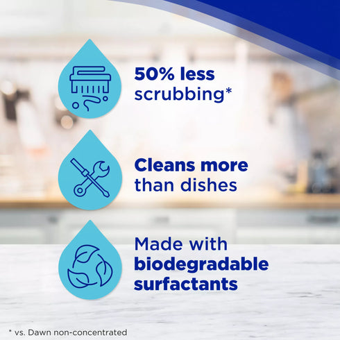 Dawn Ultra Dish Soap Dishwashing Liquid with Grease Removal - Original Scent, 90 oz.