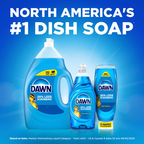 Dawn Ultra Dish Soap Dishwashing Liquid with Grease Removal - Original Scent, 90 oz.