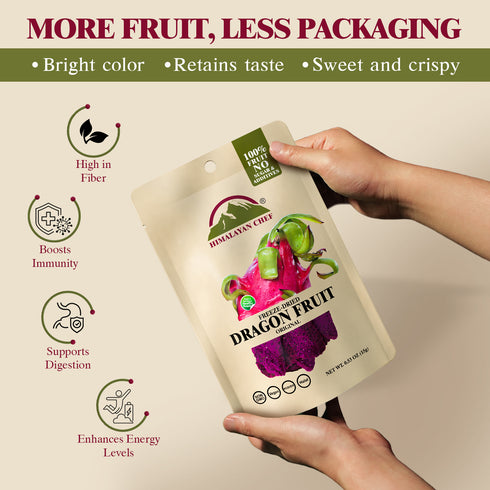 Himalayan Chef Freeze-Dried Dragon Crisp -10 Bags