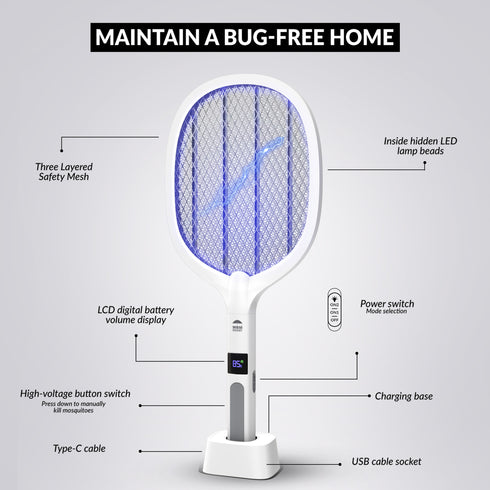 2 in 1 Electric Bug Zapper | WBM SMART