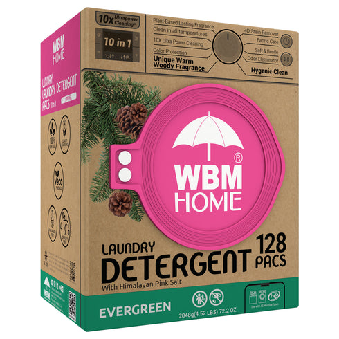 WBM Laundry Detergent Pods | Luxury Ever Green Scent