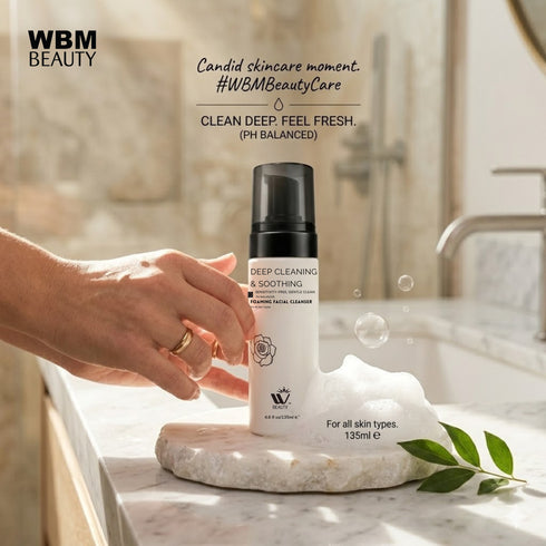 WBM BEAUTY Foaming Facial Cleanser | 4.2 Fluid Ounce
