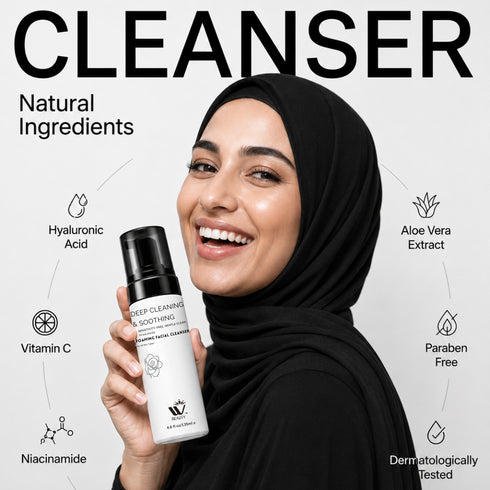 WBM BEAUTY Foaming Facial Cleanser | 4.2 Fluid Ounce