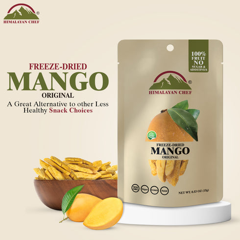 Himalayan Chef Freeze-Dried Mango Crisp - 10 Bags