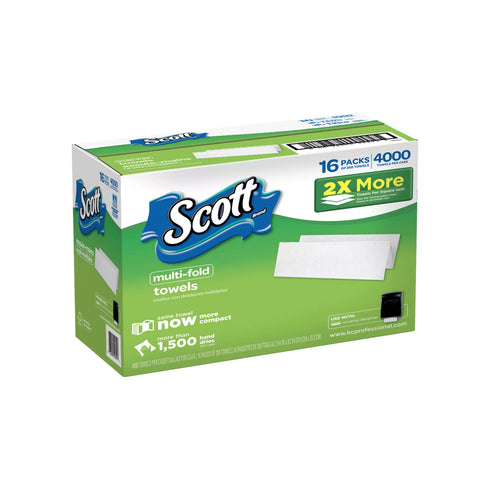 Scott Multi-Fold Paper Towels, 16 pk./4,000 towels per case