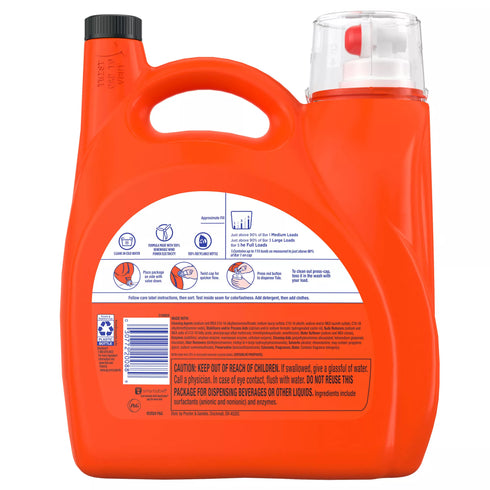 Tide Ultra Oxi Boost Liquid Laundry Detergent - Advanced Clean, 115 loads/147 oz.