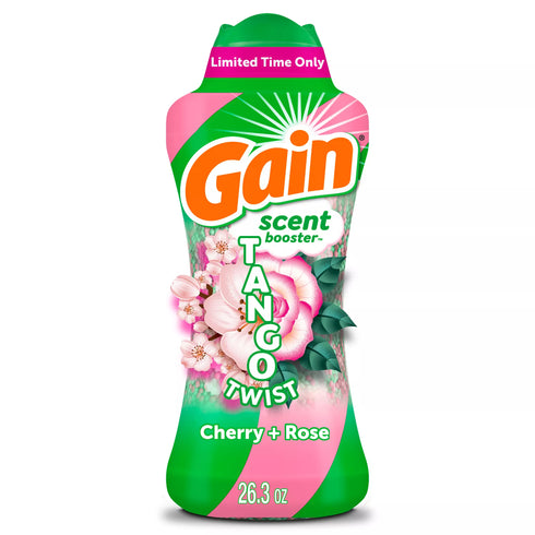 Gain Tango Twist Laundry Scent Booster Beads, Cherry & Rose Scent, 26.3 oz.