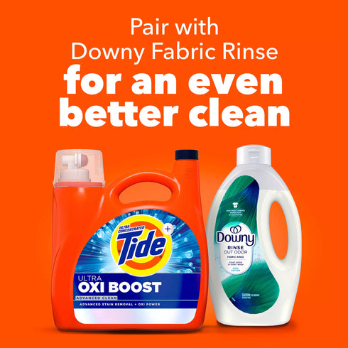 Tide Ultra Oxi Boost Liquid Laundry Detergent - Advanced Clean, 115 loads/147 oz.