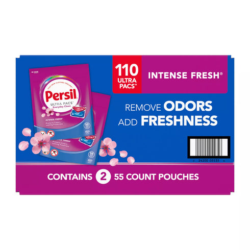 Persil Ultra Pacs Everyday Clean Laundry Detergent - Intense Fresh, 110 ct