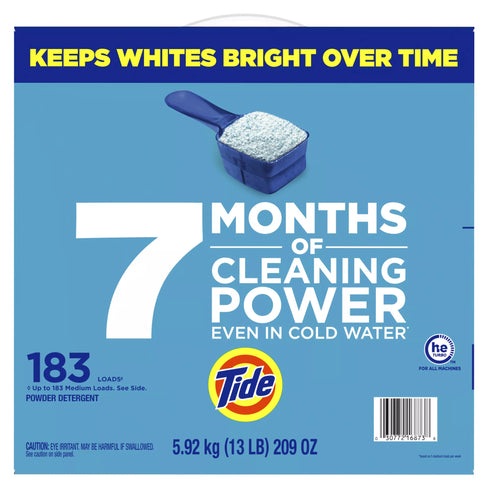Tide Powder Laundry Detergent - Original Scent, 183 loads/209 oz.