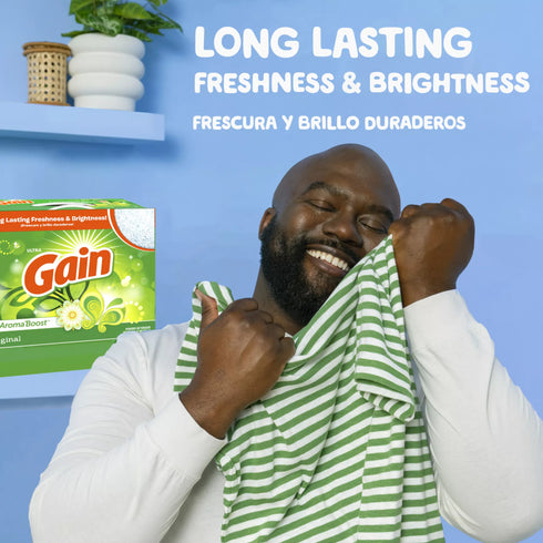 Gain + AromaBoost Powder Laundry Detergent - Original Scent, 183 loads/169 oz.