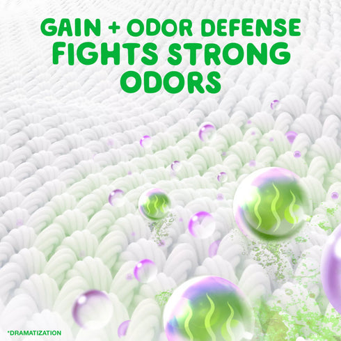 Gain Flings Laundry Detergent Pacs + Oxi and Odor Defense Fresh Boost - Vibrant Bloom, 108 ct.
