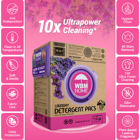 WBM Laundry Detergent Pods | Luxury Lavender Scent