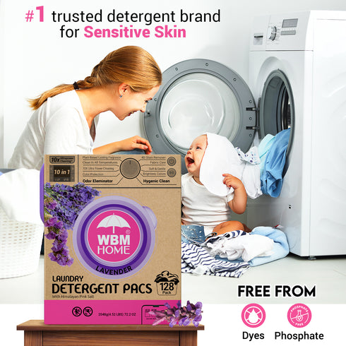 WBM Laundry Detergent Pods | Luxury Lavender Scent
