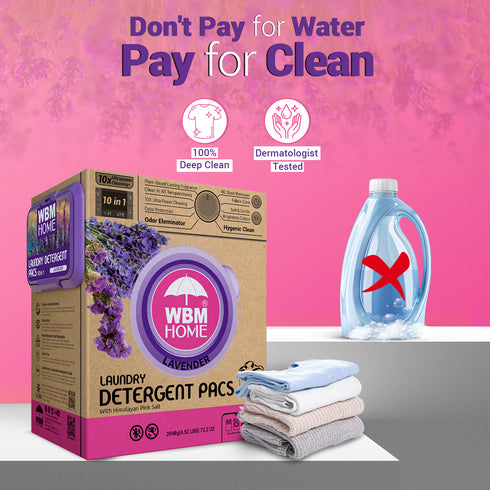 WBM Laundry Detergent Pods | Luxury Lavender Scent