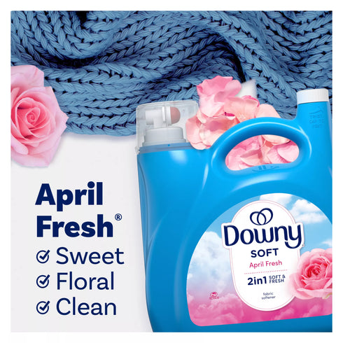 Downy Ultra Concentrated Liquid Fabric Softener & Conditioner - April Fresh, 257 loads/150 oz.