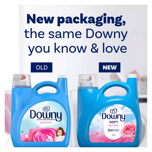 Downy Ultra Concentrated Liquid Fabric Softener & Conditioner - April Fresh, 257 loads/150 oz.