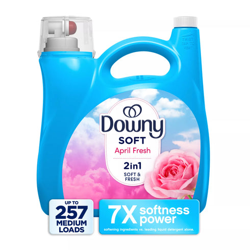Downy Ultra Concentrated Liquid Fabric Softener & Conditioner - April Fresh, 257 loads/150 oz.