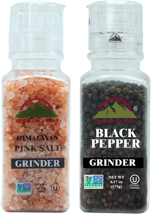 Salt and Pepper Square Grinder Set | HIMALAYAN CHEF