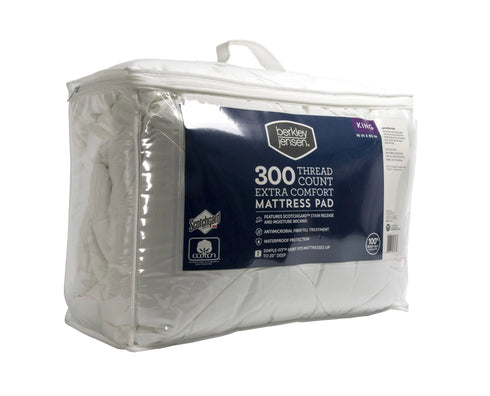 Berkley Jensen Extra Comfort Waterproof King-Size Mattress Pad