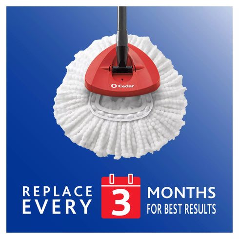 O-Cedar EasyWring Spin Mop and Bucket + Bonus Refills