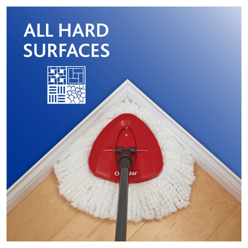 O-Cedar EasyWring Spin Mop and Bucket + Bonus Refills
