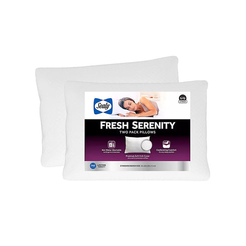 Sealy Fresh Serenity Standard/Queen Pillow, 2 pk.