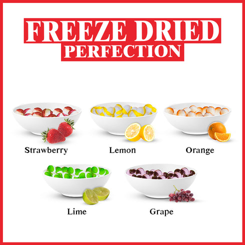 NORTHLANDZ Freeze Dried Candy | RAINBOW CRUNCH ORIGINAL - 10 Bags