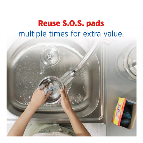 S.O.S. Steel Wool Soap Pads, 50 ct.