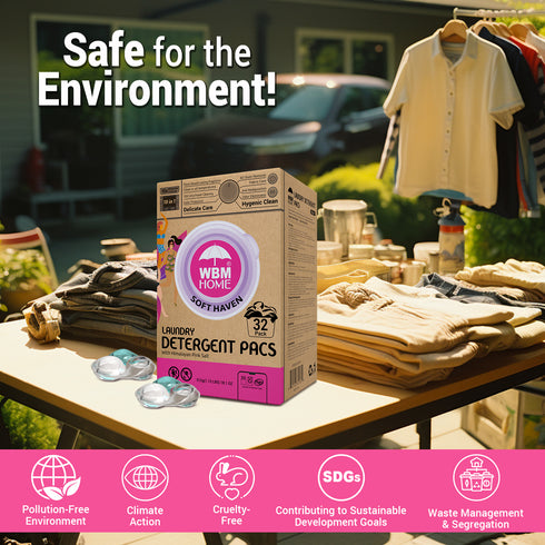 WBM Laundry Detergent Pods | Luxury Soft Haven Scent