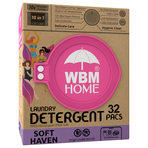 WBM Laundry Detergent Pods | Luxury Soft Haven Scent