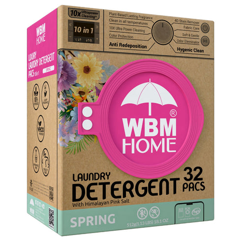 WBM Laundry Detergent Pods | Luxury Spring Scent