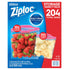 Ziploc Storage Bag Variety Pack, 204 ct.