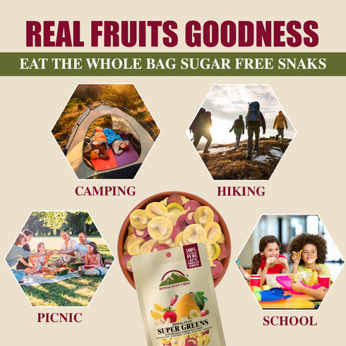 Himalayan Chef Super Reds Freeze-Dried Fruit Cashew Nut Crisps - 10 Bags