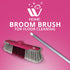 WBM Home Broom Brush Head – Replacement Brush Head Without Handle for All Floor Types
