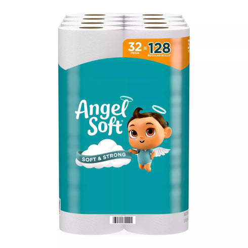 Angel Soft Mega Roll Toilet Paper, 32 pk./320 sheets per roll