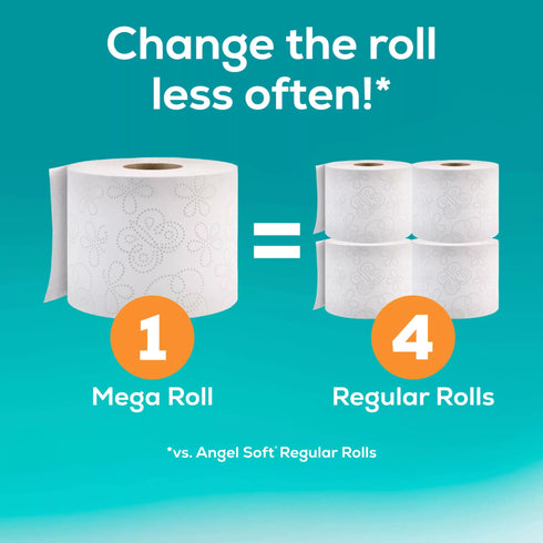 Angel Soft Mega Roll Toilet Paper, 32 pk./320 sheets per roll