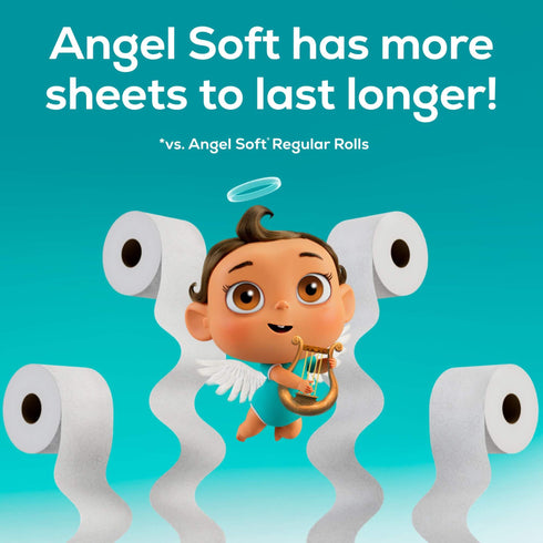 Angel Soft Mega Roll Toilet Paper, 32 pk./320 sheets per roll